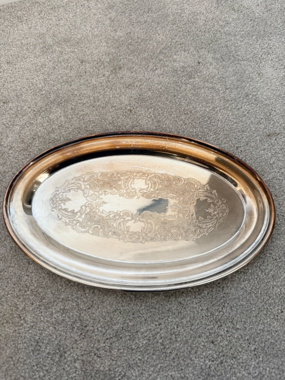 Vintage EP Copper serving tray